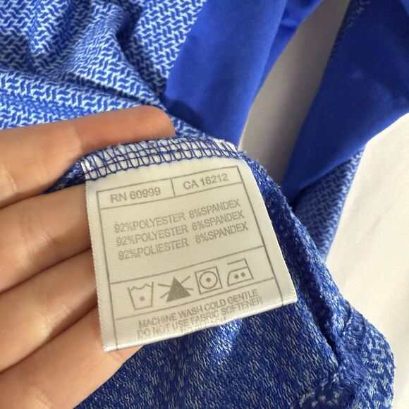 Kansas City Royals Sweater Women's Large Blue 1/4 Zip Long Sleeve Antigua - Picture 7 of 11